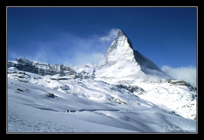 14 Cervin en hiver